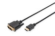 EAN 4016032295914 - Digitus AK-330300-020-S adaptador de cable de vídeo 2 m HDMI tipo A (Estándar) DVI-D Negro imagen 1
