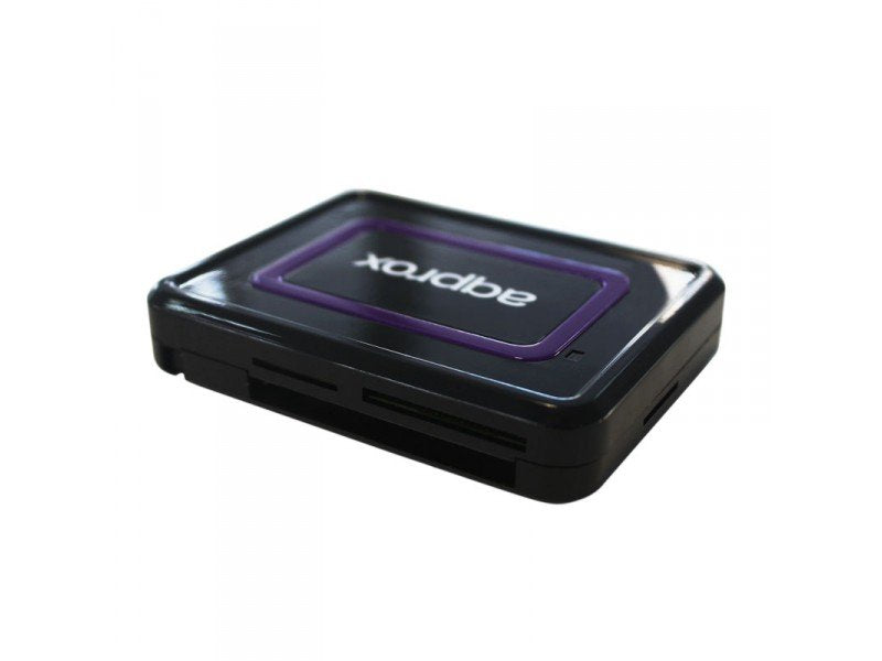 EAN 8435099517054 - Approx appCRDNIB lector de tarjeta USB 2.0 Negro, Púrpura imagen 2