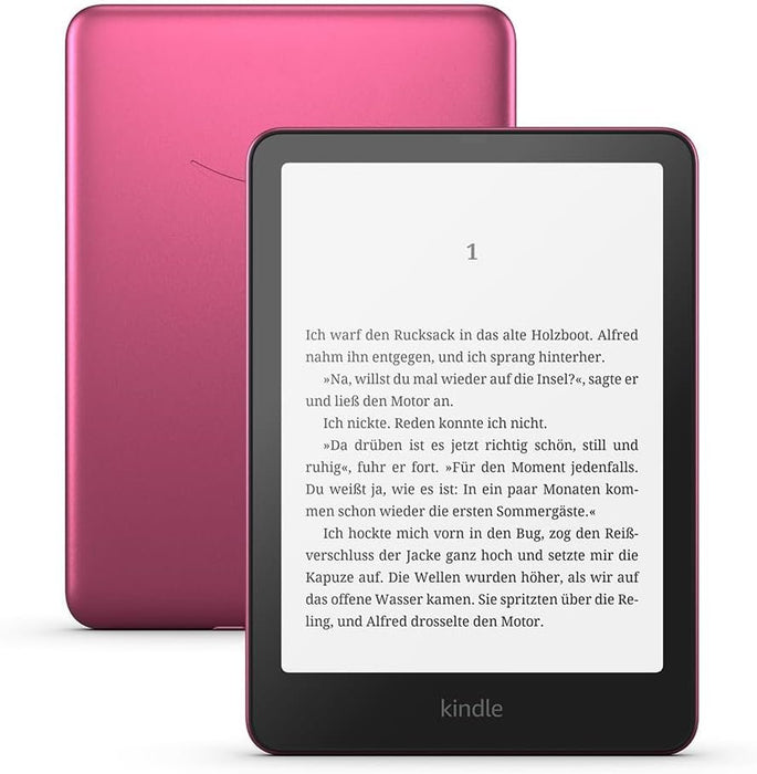 EAN 0840268938116 - Amazon Kindle Paperwhite Signature Edition lectore de e-book Pantalla táctil 32 GB Wifi Negro, Rosa imagen 1