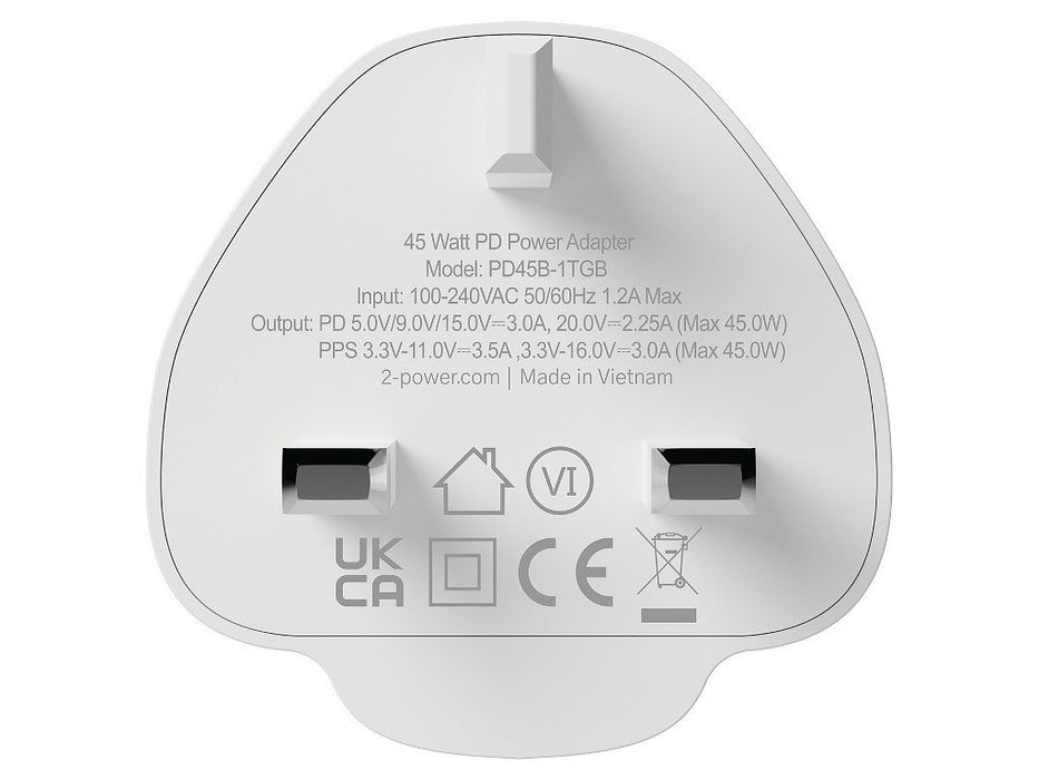 EAN 5056304398232 - 2-Power 2PWC45W01G-UK cargador de dispositivo móvil imagen 5