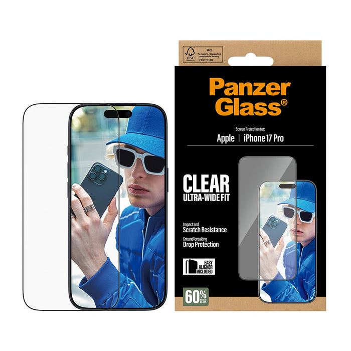 EAN 5715685025815 - PanzerGlass ® Screen Protector iPhone 17 Pro | Ultra-Wide Fit w. EasyAligner Protector de pantalla Apple  imagen 2