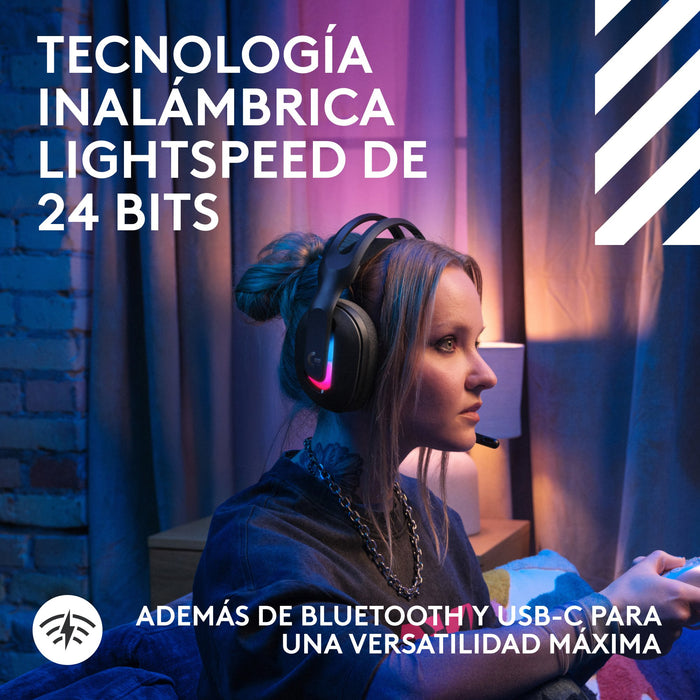 EAN 5099206133334 - Logitech G Astro A20 X Inalámbrico y alámbrico Diadema Música USB Tipo C Negro imagen 9