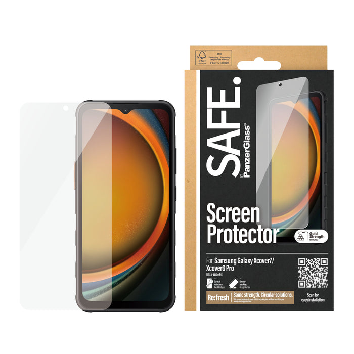 EAN 5711724957352 - PanzerGlass SAFE. Screen Protector Samsung Galaxy Xcover7 Ultra-Wide Fit Protector de pantalla 1 pieza(s) imagen 2