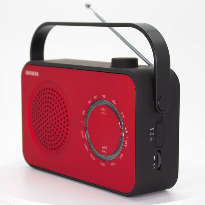EAN 8435256896848 - Aiwa R-190RD radio Portátil Analógica Negro, Rojo imagen 5