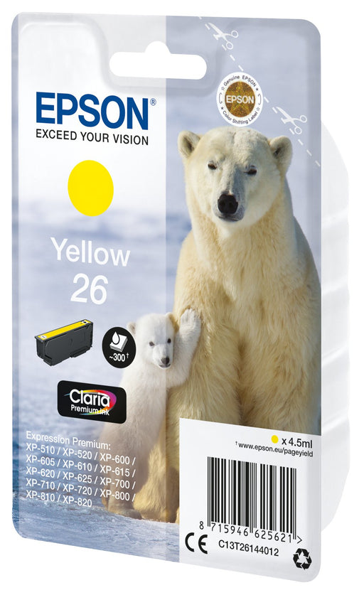 EAN 8715946625621 - Epson Polar bear C13T26144012 cartucho de tinta 1 pieza(s) Original Rendimiento estándarimagen 2)