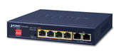 EAN 4711605281546 - PLANET GSD-604HP switch No administrado Gigabit Ethernet (10/100/1000) Energía sobre Ethernet (PoE) Azul imagen 1