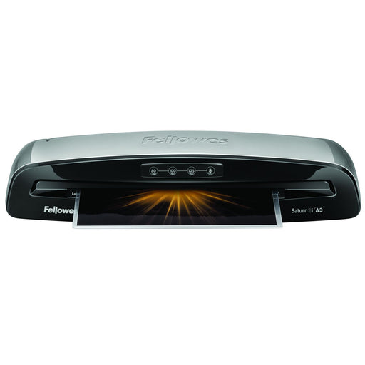 EAN 0043859679980 - Fellowes Saturn 3i Plastificadora en frío/caliente 300 mm/min Negro, Plata imagen 2