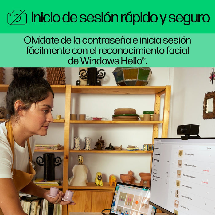 EAN 0196786757648 - HP 620 FHD Webcam cámara web 4 MP 1920 x 1080 Pixeles USB Negro imagen 22