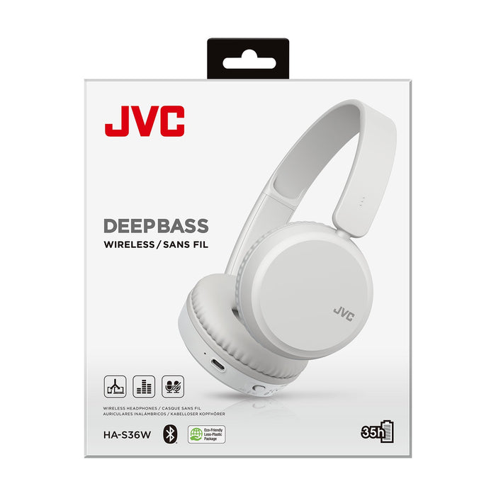 EAN 4975769472824 - JVC HA-S36W Auriculares Inalámbrico Diadema Llamadas/Música Bluetooth Blanco imagen 6