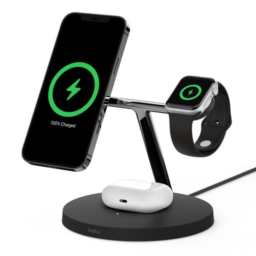 EAN 745883819324 - Belkin BoostCharge Pro Auriculares, Smartphone, Reloj inteligente Negro USB Cargador inalámbrico Interior imagen 1