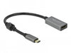 EAN 4043619665716 - DeLOCK 66571 adaptador de cable de vídeo 0,2 m USB Tipo C HDMI tipo A (Estándar) Negro, Gris imagen 1