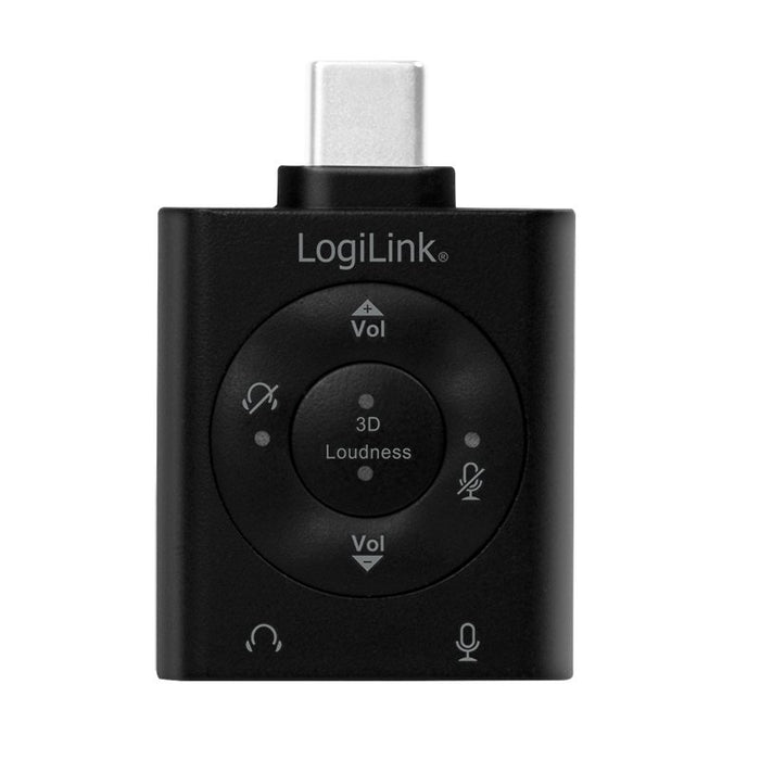 EAN 4052792059847 - LogiLink UA0365 convertidor de audio Negro imagen 3