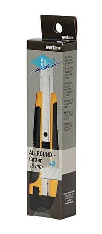 EAN 4003801801728 - Wedo 78 618 cúter Negro, Acero, Amarillo Cúter de cuchillas intercambiables imagen 2