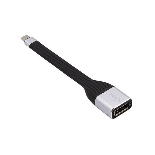 EAN 8595611703034 - i-tec C31FLATDP60HZ adaptador de cable de vídeo 0,11 m USB Tipo C DisplayPort Negro imagen 1