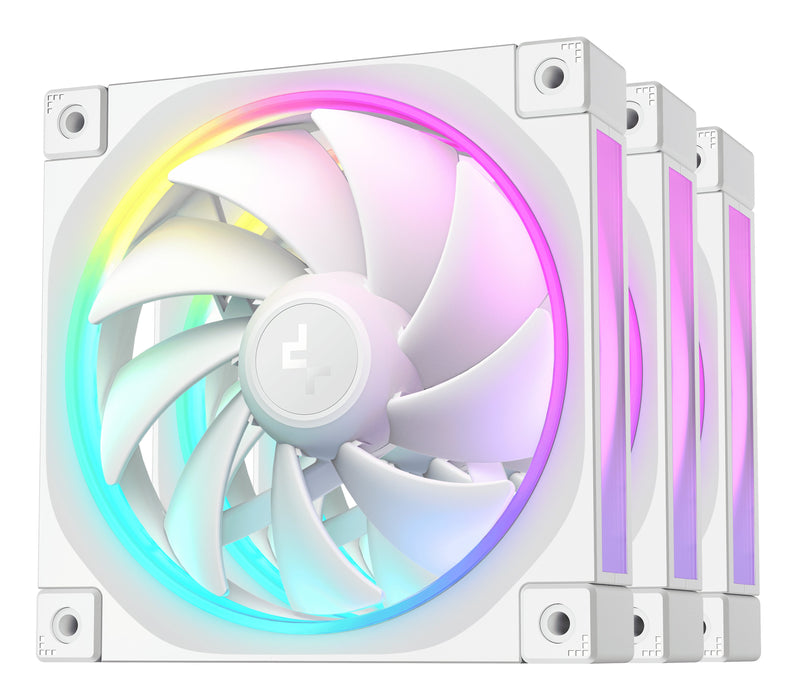 EAN 6933412711094 - DeepCool FL12 WH-3 in 1 Carcasa del ordenador Ventilador 12 cm Blanco 3 pieza(s) imagen 1