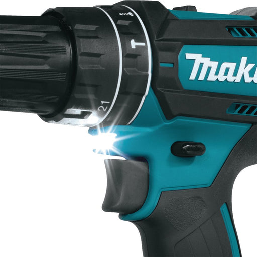 EAN 0088381748469 - Makita DHP482RFX9 Akku-Schlagbohrschrauber 18V 1900 RPM Sin llave 1,5 kg Negro, Verde imagen 2