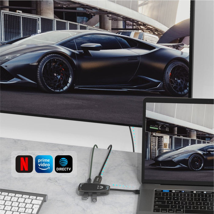 EAN 4894160043993 - UNITEK uHUB Q4+ Alámbrico USB 3.2 Gen 2 (3.1 Gen 2) Type-C Negro imagen 4