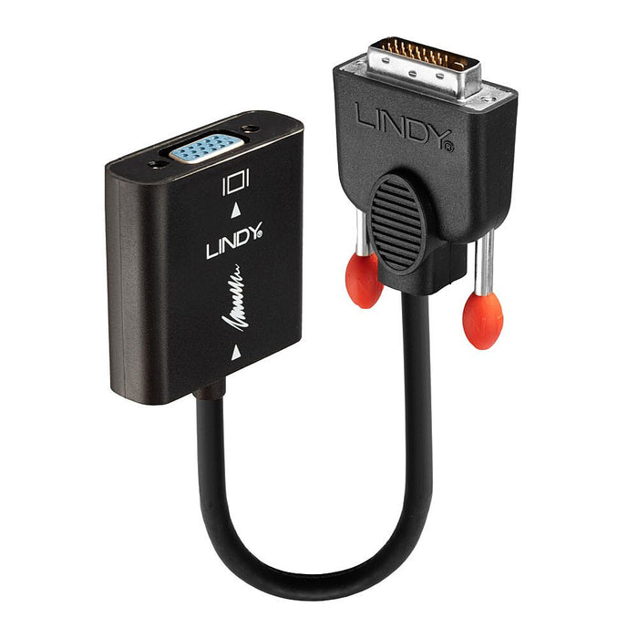 EAN 4002888381895 - Lindy 38189 adaptador de cable de vídeo 0,1 m DVI-D VGA (D-Sub) Negro imagen 1