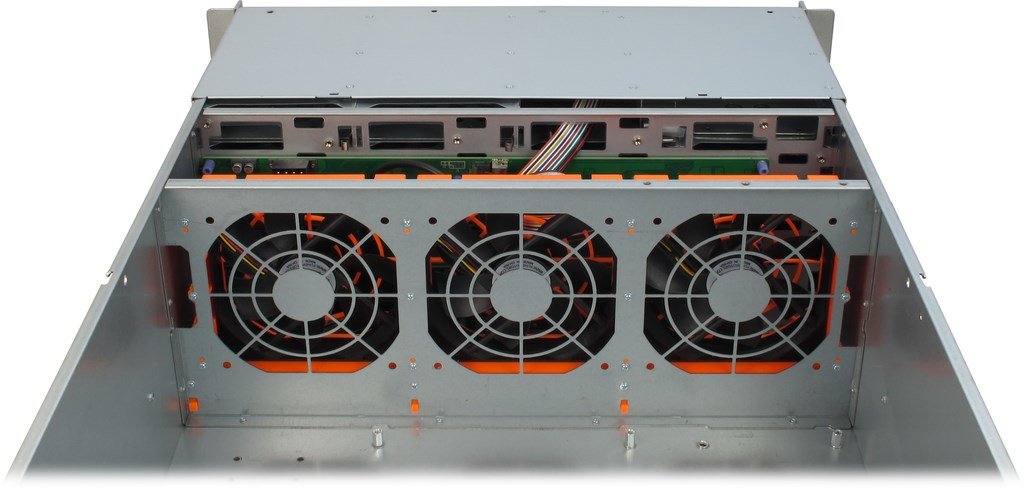 EAN 4260133126428 - Inter-Tech IPC 4U-4420 Estante Azul, Acero inoxidable imagen 7