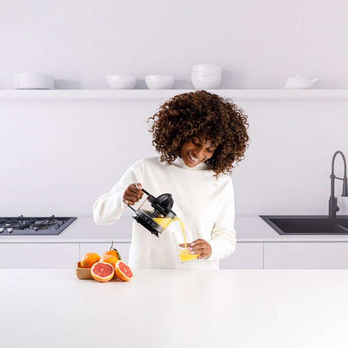 EAN 8414234242723 - Taurus TC-350 Exprimidor eléctrico con brazo 25 W Negro, Transparente imagen 6