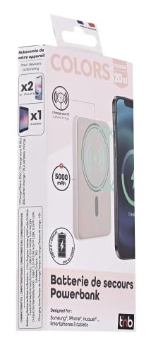 EAN 3303170117743 - T'nB PBUMAG5PK batería externa 5000 mAh Cargador inalámbrico Rosa imagen 3