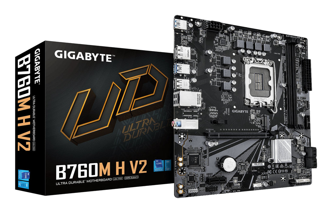 EAN 4719331878054 - GIGABYTE B760M H V2 placa base Intel B760 Express LGA 1700 micro ATX imagen 1
