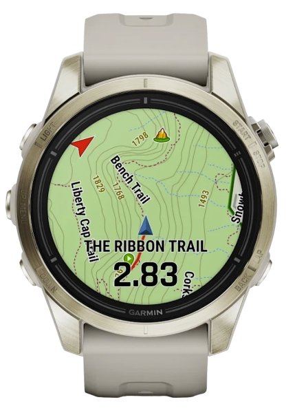 EAN 753759317973 - Garmin epix pro (Gen 2) 3,05 cm (1.2") AMOLED 42 mm Digital 390 x 390 Pixeles Pantalla táctil Oro, Luz met imagen 5