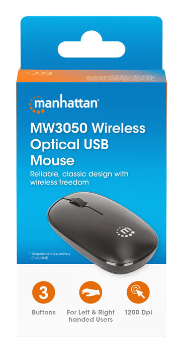 EAN 0766623190312 - Manhattan MW3050 ratón Universal Ambidextro Óptico 1200 DPI imagen 10