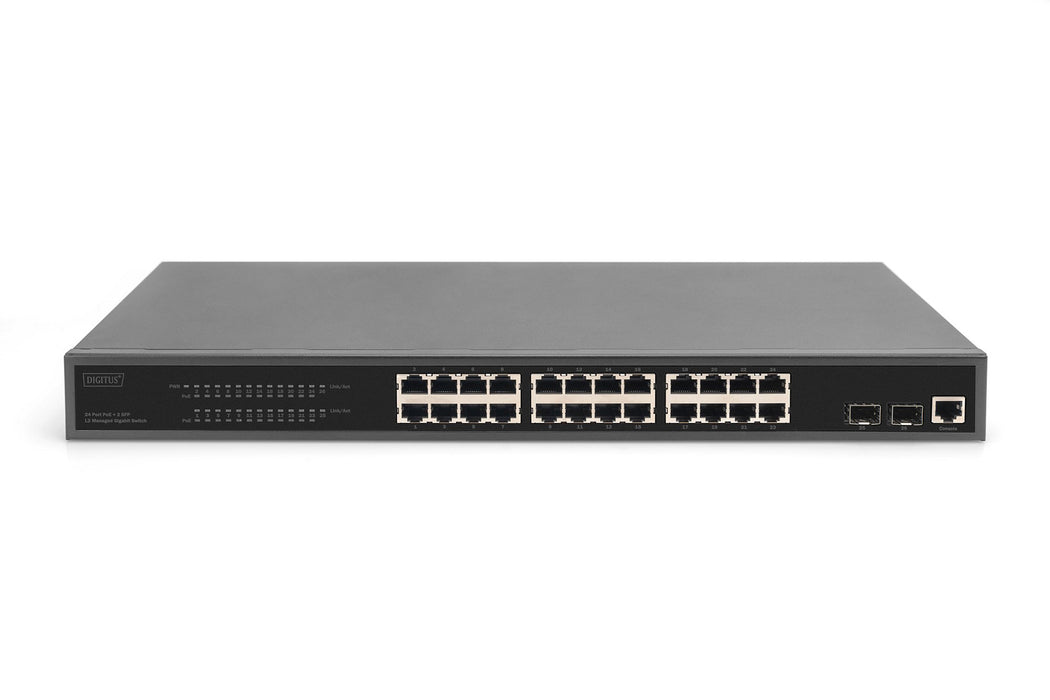 EAN 4016032486503 - Digitus DN-95359 switch Gestionado Gigabit Ethernet (10/100/1000) Energía sobre Ethernet (PoE) 1U Negro imagen 3
