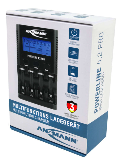 EAN 4013674144624 - Ansmann Powerline 4.2 Pro cargador de batería Pilas de uso doméstico Corriente alterna imagen 10