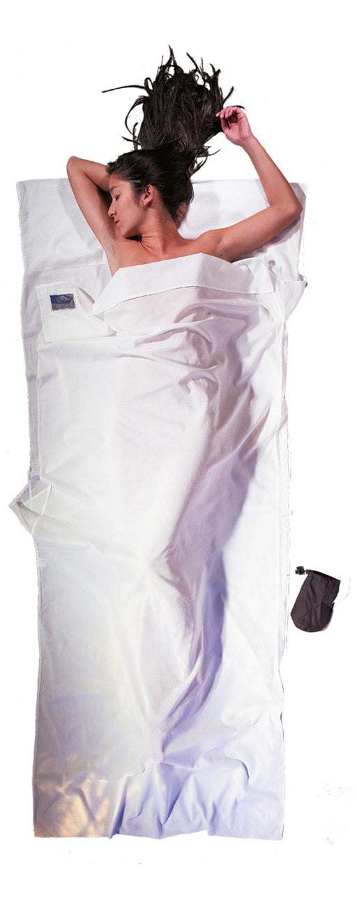 EAN 0799696101237 - Cocoon ECT13 saco de dormir Adulto Saco de dormir rectangular Algodón Blanco imagen 1