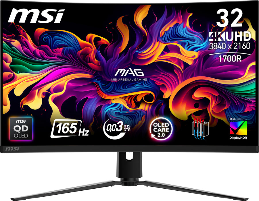 EAN 4711377250634 - MSI MAG 321CUP QD-OLED pantalla para PC 80 cm (31.5") 3840 x 2160 Pixeles 4K Ultra HD Negro imagen 3