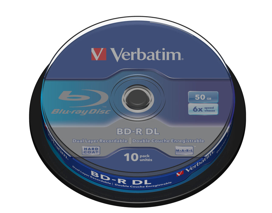 EAN 0023942437468 - Verbatim 43746 disco blu-ray lectura/escritura (BD) BD-R 50 GB 10 pieza(s) imagen 1