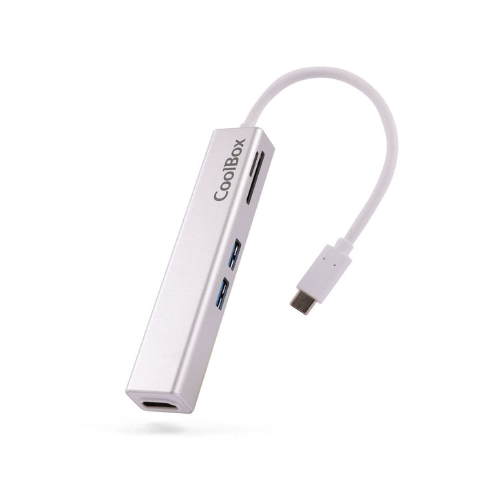 EAN 8436556142468 - CoolBox miniDock USB-C Lite Alámbrico USB 3.2 Gen 1 (3.1 Gen 1) Type-C Blanco imagen 1