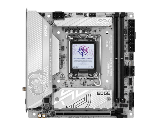 EAN 4711377350174 - MSI MPG B860I EDGE TI WIFI placa base Intel B860 LGA 1851 (Socket V1) mini ITX imagen 1