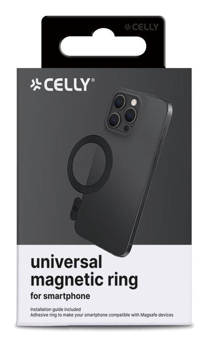 EAN 8021735218975 - Celly MAGCADAPTERBK accesorio para teléfono móvil o smartphone Anillo magnético imagen 4