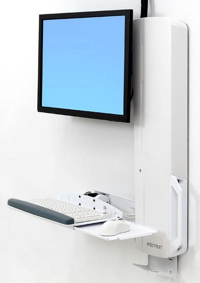 EAN 0698833037661 - Ergotron 61-081-062 soporte para monitor 61 cm (24") Pared Blanco imagen 2