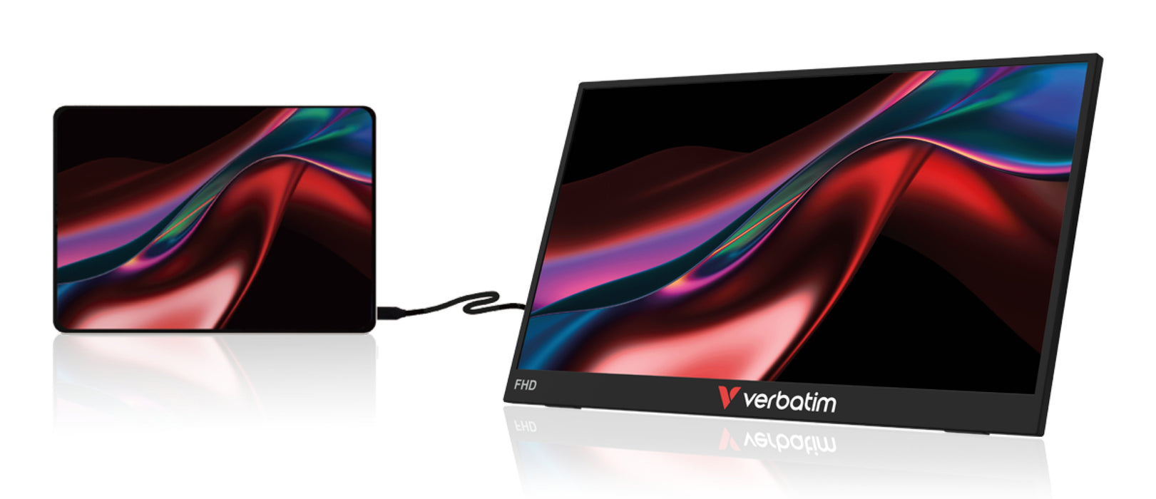 EAN 23942324003 - Verbatim Portable 14" FHD Touch Monitor LIGHT Monitor portátil Negro 35,6 cm (14") LCD 1920 x 1080 Pixeles imagen 4