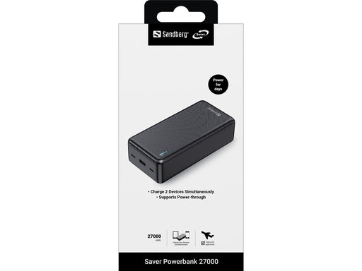 EAN 5705730320439 - Sandberg 320-43 batería externa Ión de litio 27000 mAh Negro imagen 2