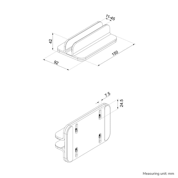 EAN 8721246340249 - Neomounts NSLS300SILVER soporte para ordenador portátil Plata 43,2 cm (17") imagen 12