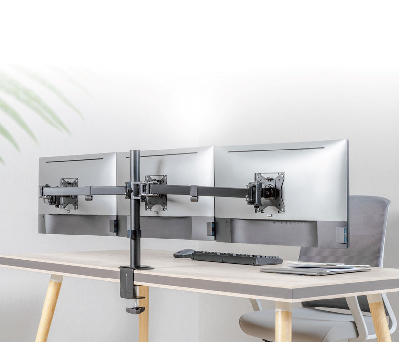 EAN 8716309126267 - Gembird MA-D3-01 soporte para monitor 68,6 cm (27") Escritorio Negro imagen 15