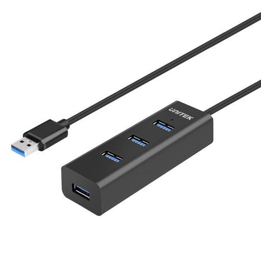 EAN 4894160017222 - UNITEK Y-3089 hub de interfaz USB 3.2 Gen 1 (3.1 Gen 1) Type-A 5000 Mbit/s Negro imagen 1