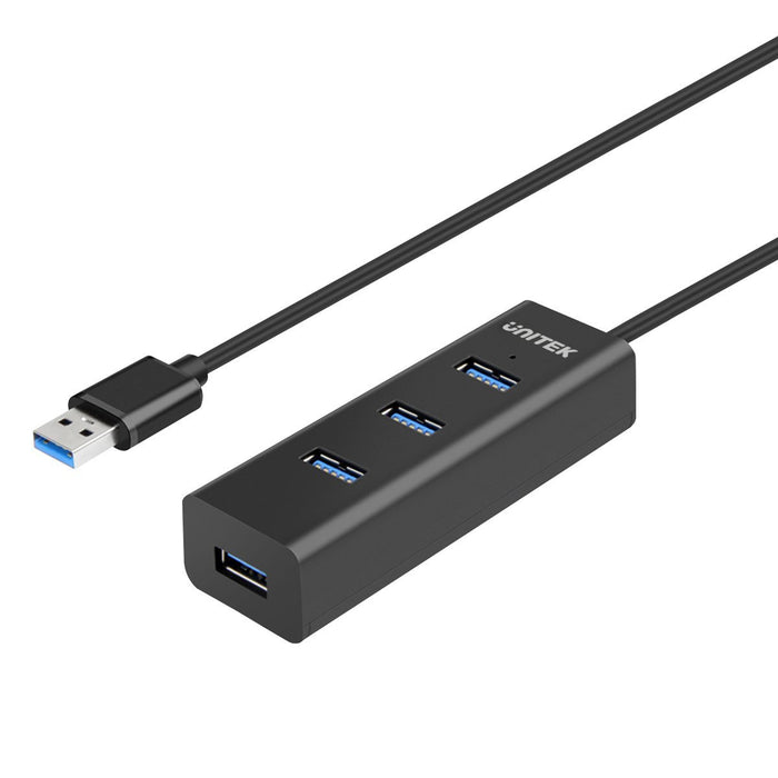 EAN 4894160017222 - UNITEK Y-3089 hub de interfaz USB 3.2 Gen 1 (3.1 Gen 1) Type-A 5000 Mbit/s Negro imagen 1