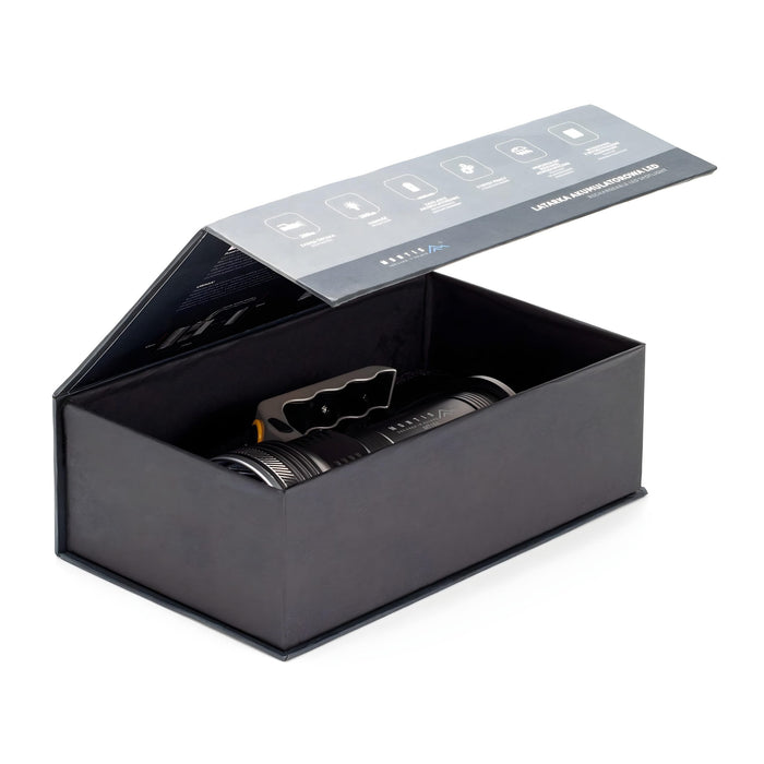 EAN 5901811409738 - Montis Aluminiowa ręczna latarka akumulatorowa LED MT154 Gris Linterna de mano imagen 4