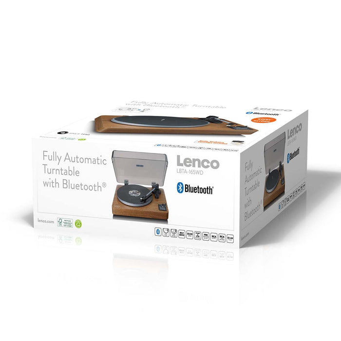 EAN 8711902081791 - Lenco LBTA-165WD Tocadiscos de tracción por correa Negro, Madera Automático imagen 14