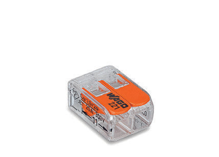 EAN 4050821808435 - Wago 221-412 conector Cage Clamp Naranja, Transparente imagen 3