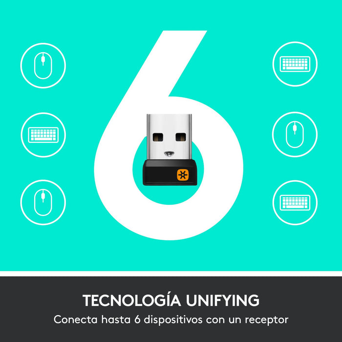 EAN 5099206023901 - Logitech 910-001949 ratón Oficina mano derecha RF inalámbrico Óptico 1000 DPI imagen 15