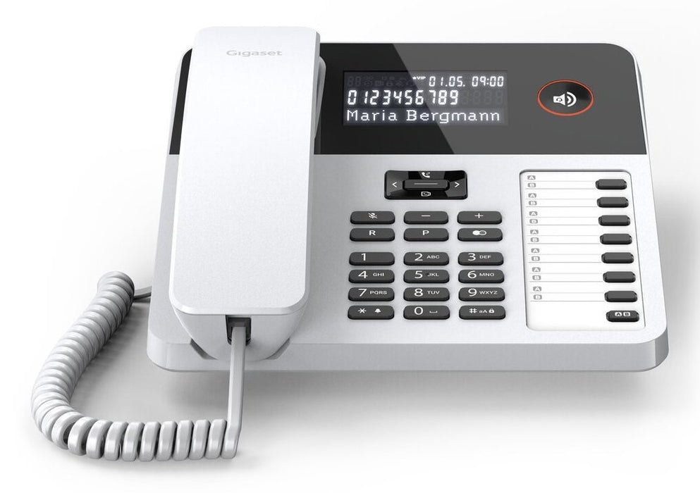 EAN 4255781906607 - Gigaset DESK 600 Teléfono analógico Identificador de llamadas Blanco imagen 3