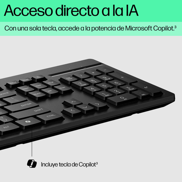 EAN 0195161008078 - HP 125 USB Wired Keyboard teclado Negro imagen 4
