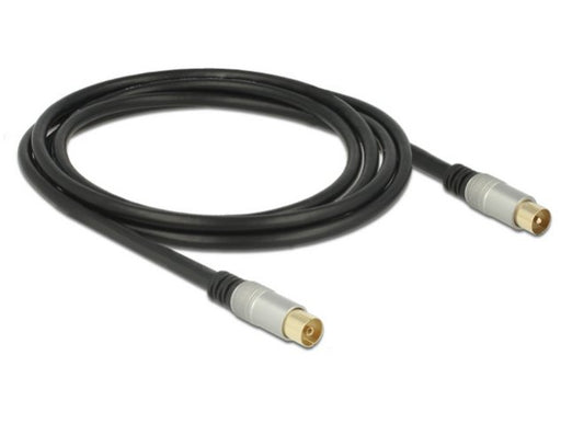 EAN 4043619889464 - DeLOCK 88946 cable coaxial RG-6/U 2 m IEC Negro imagen 2